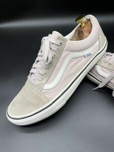 衝撃プライス！『最強スタメンの1足！』【VANS バンズ/オールドスクール バイカラー】高級スニーカー！ピンク×ベージュ/jp28.5cm！5.15