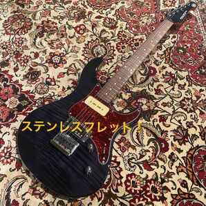 ステンレスフレット 美品 YAMAHA Pacifica 611 TBL ヤマハ パシフィカ エレキギター ギター ぼっちざろっく