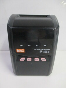 タイムレコーダー　マックス　ER-100SⅢ　MAX 