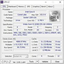 ■インテルCPU■第10世代 Core i5-10400 (2.90～4.30GHz)■ 6コア/12スレッド ■ SRH3C ■LGA1200■インテル製検査ソフト：正常■a_画像4