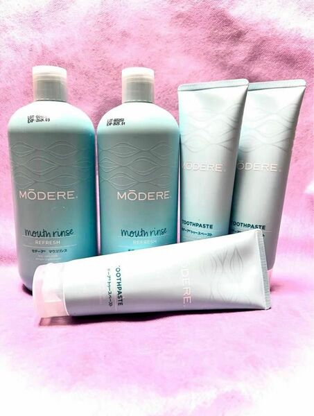 modere　モデーア　トゥースペースト【3ケ】& マウスリンス【2ケ】本日入荷