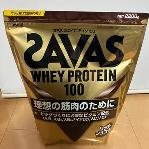 ザバス(SAVAS） ホエイプロテイン100 リッチショコラ味 2200g 明治