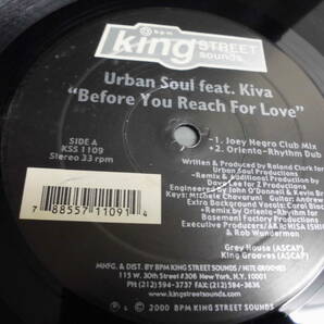 URBAN SOUL FEAT. KIVA/BEFORE YOU REACH FOR LOVE/2786の画像1