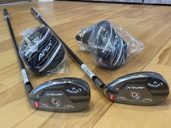 新品未開封 Callaway APEX PRO ユーティリティ #3 #4 2本セット Fujikura MC 80 S