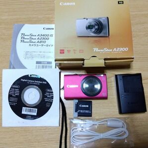 Canon コンパクトデジタルカメラ　PowerShot　A2300 レッド