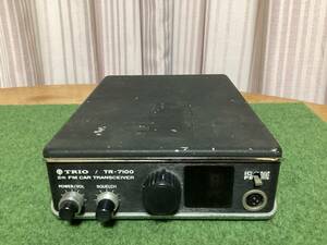 TRIO FM car transceiver TR-7100 amateur radio electrification, operation not yet verification 