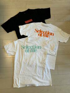 送料無料3点セット XL selection of life. セレクションオブライフ tee tシャツ ブラック ホワイト black white deep ldh