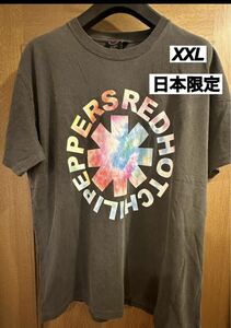 RED HOT CHILI PEPPERS The Unlimited Love Tour 東京ドーム Tie Dye Logo Japan Flag Tee XXLサイズ レッドホットチリペッパーズ 東京限定
