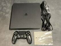 ■【簡易動作確認済】PlayStation4 プレイステーション4 ジェット・ブラック 500GB [CUH-2200AB01]_画像2