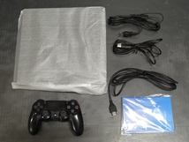 ■【簡易動作確認済】PlayStation 4 ジェット・ブラック 500GB CUH-2000AB01【欠品/難有】_画像2