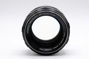 Konica HEXANON AR 57mm F1.4 コニカ ヘキサノン 単焦点 オールドレンズ