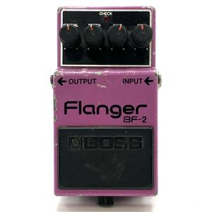 ジャンク『BOSS Flanger BF-2 エフェクター フランジャー』ボス 楽器 器材 音響機器 動作未確認 現状品 D-4724