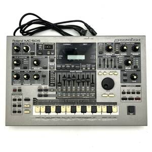  Junk [Roland MC-505 synthesizer ] Roland rhythm machine electrification has confirmed present condition goods D-4743