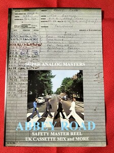 BEATLES ABBEY ROAD SAFETY MASTER REEL/UK CASSETTE MIX and MORE ポストカード付き 