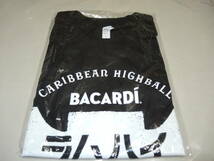 未使用 BACARDI バカルディ　ラムハイ ノベルティ Tシャツ 黒色 Lサイズ_画像1