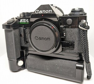 ★訳あり特上品★CANON キヤノン AE-1 PROGRAM + MOTOR DRIVE MA モータードライブ付#10287#05#01#58