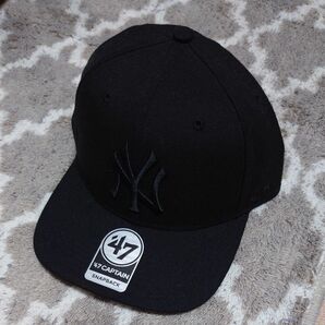 キャップ 帽子 ニューヨークヤンキース　ブラック　黒47brand