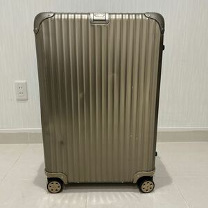 リモワ スーツケース RIMOWA トパーズ チタニウム 82l