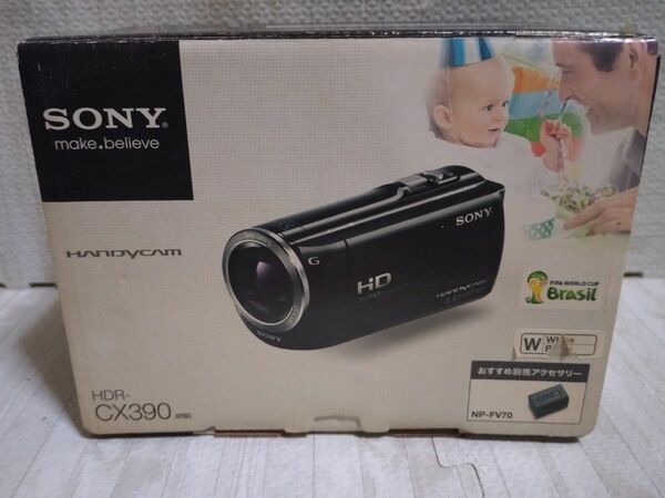 SONY HDR-CX390 HANDYCAM ホワイト デジタルビデオカメラ 本体 ソニー