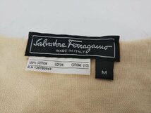 Salvatore Ferragamo　サルバトーレフェラガモ　薄手　コットン　ノースリーブ　ニット　トップス_画像3