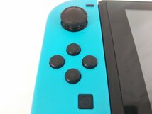 任天堂 Nintendo Switch 本体 初期型 ネオン Joy-Conストラップ1本欠品 初期化済 動作OK_画像6