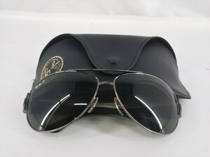 Ray-Ban レイバン RB3467 サングラス アイウェア メガネ POLARIZED 偏光レンズ ティアドロップ ダブルブリッジ 紫外線 遮光 メンズ