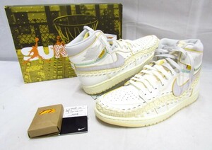 NIKE × UNION × BEPHIES BEAUTY SUPPLY AIR JORDAN1 FD2565-100 ナイキ ユニオン 28.0cm BOXあり 中古品 ◆130322