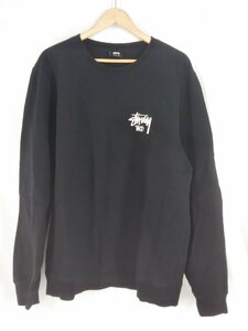 STUSSY ステューシー 24SS STOCK TOKYO CREW NECK BLACK 東京限定クルーネックスウェット 黒 Size:L