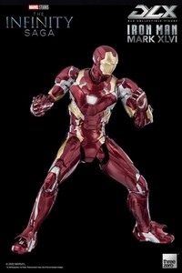 【未開封品】『インフィニティ サーガ』] DLX Iron Man Mark 46[DLX アイアンマン マーク46] 1/12スケール 送料無料】