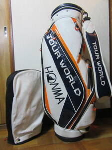 ★ホンマ★HONMA TOUR WARLD★ゴルフバック★白★ 