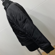 ko0511/03/67 1円～ 定価6万 未使用 DENHAM デンハム フライトジャケット ナイロン ブラック 黒 01-14-09-20-061 サイズXS_画像3