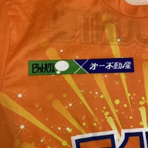 ko0514/28/62 1円～ SHIMIZU S-PULSE 清水エスパルス TAMO JUNTO Tシャツ 応援 グッズ ウェア サッカー オレンジ系 ポリエステル サイズF_画像6