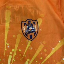 ko0514/28/62 1円～ SHIMIZU S-PULSE 清水エスパルス TAMO JUNTO Tシャツ 応援 グッズ ウェア サッカー オレンジ系 ポリエステル サイズF_画像7