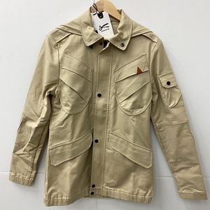 ko0518/08/67 unused tag attaching DENHAMten ham jacket with a hood .( storage possible ) sleeve zipper cotton cotton beige group 01-15-01-20-002 size XS