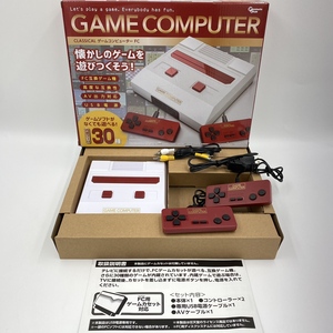 ko0525/07/25 中古美品 動作確認済 ピーナッツクラブ GAME COMPUTER CLASSICAL ゲームコンピューター FC ファミコン 互換 ゲーム機