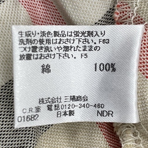 ko0509/09/73 1円～ 未使用 BURBERRY バーバリー ロンパース 半袖シャツ ヴィンテージチェック ハンガー付き BA517-905-4170-70-9 サイズ70の画像8