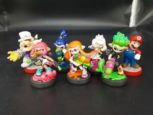 ta0531/07/24 中古品 amiibo 動作確認済 アミーボ 7体まとめ マリオ クッパ スプラトゥーン他 初期化済