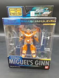 ta0503/13/29 中古品 難有 フィギュア MS IN ACTION!! モビルジン ミゲル・アイマン専用機 機動戦士ガンダムSEED MSV バンダイ