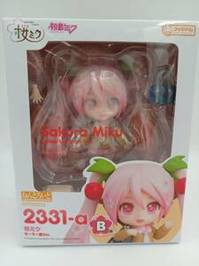 sy0524/03/27 未開封品 ねんどろいど 桜ミク セーラー服 Ver. 「グッスマくじ 桜ミク“2024”」 B賞 フィギュア