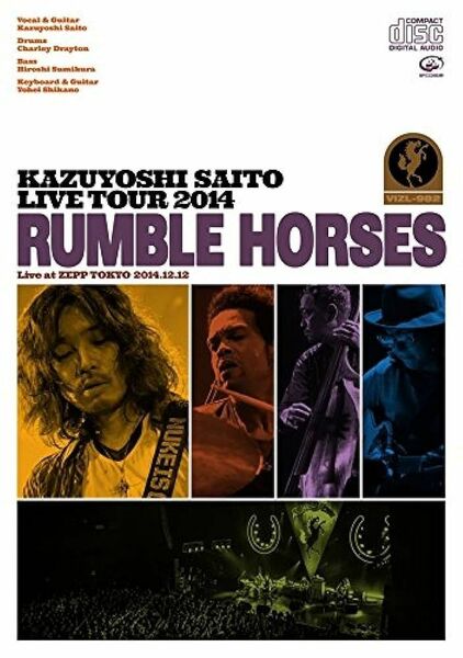 【中古】斉藤和義 2014 ライブ 「RUMBLE HORSES」初回限定盤 2CD+写真集