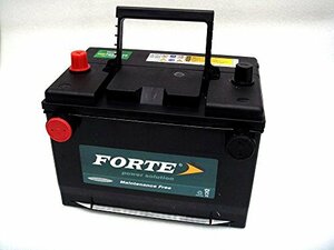  free shipping ( Okinawa * excepting remote island ) FORTE( Forte ) made Maintenance Free high power battery 75AH #MF78DT-670 Dodge van Ram van 
