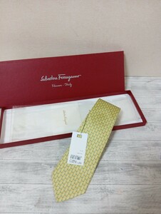  new goods unused tag attaching Ferragamo necktie Salvatore Ferragamo necktie 