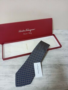  reference price 25300 jpy new goods unused tag attaching Ferragamo necktie Salvatore Ferragamo necktie 