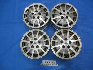 GZ20 ソアラ 旧車 2.0GT 純正 アルミホイール 15X6JJ +50 5H PCD114.3 23332【個人宅送料別途加算・S1サイズx2個分】