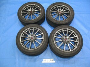 SubaruGenuineオプション STI 17 Inch アルミWheels4本 PCD100 5穴 7.5J+55 22934【個person宅送料別途加算・S1サイズx4個分】