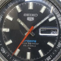 ジャンク品！SEIKO 5 セイコー５ スポーツ 5126-6010 自動巻き メンズ 腕時計 オートマチック （質屋 藤千商店）_画像2