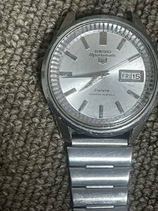 SEIKO　セイコースポーツマチック5　デラックス　機械式自動巻腕時計　25石　デイデイト　7619-7060