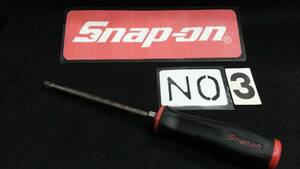 <07056> Snap-on Snap-on plus screwdriver No3 USA