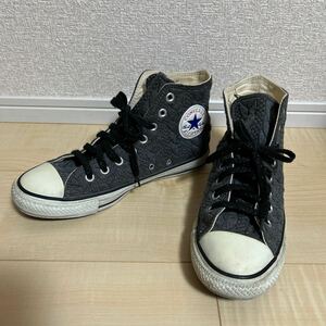  コンバース　CONVERSE ALL STAR 1CK041 スニーカー ハイカット　グレー　サイズ25cm シューズ　used 中古　オールスター 