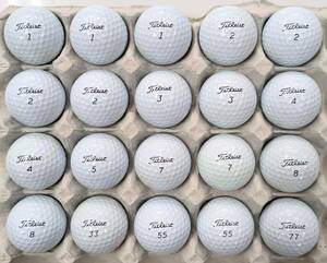 【美品】Titleist タイトリスト PRO V1 ゴルフボール 20pcs